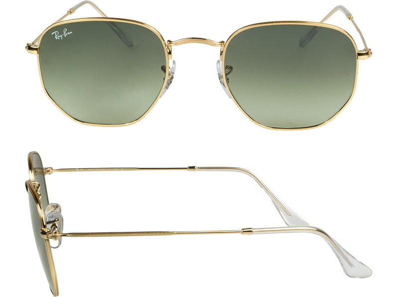 レイバン サングラス rb3548 001/BH 51サイズ RAYBAN HEXAGONAL ヘキサゴナル 選べるプレゼント付