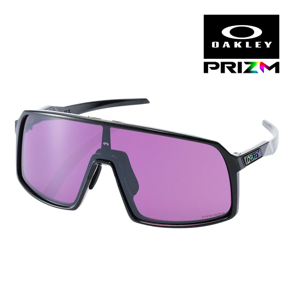 RECOMMENDATIONS ▼関連商品はこちら▼ ブランド OAKLEY / オークリー カテゴリー スポーツサングラス 型番 oo9406a-4337 モデル SUTRO / スートロ フィット ローブリッジフィット フレーム DARK GALAXYダーク ギャラクシー レンズ PRIZM ROAD BLACKプリズム ロード ブラック 可視光線透過率 11 % 機能 プリズム（ハイコントラスト） 紫外線カット レンズタイプ 6カーブ 度付対応 対応不可 サイズ 【A】レンズ横幅：137 mm 【B】レンズ縦幅：57 mm 【C】ブリッジ幅：- mm 【D】テンプル長：140 mm 【E】フレーム内側：130 mm ※Eはヒンジ（折れ曲がる部分）からヒンジでの計測になります。 ※数値は当社計測 付属品 マイクロバック、ケース 備考 - 関連ワード メンズ レディース ユニセックス ゴルフ 自転車 ロードバイク 野球 ドライブ 登山 アウトドア マラソン ランニング テニス 釣り 紫外線 対策 ファッション プレゼント 人気 オークレー OAKLEY▼▼ PICK UP ITEM ▼▼ ORIGINAL SUNGLASSES ▼お手頃価格のサングラスはこちら▼SUTRO スートロ 大きなシールドレンズが特徴の＜SUTROシリーズ＞ フルリム構造のSUTROは ワイドレンズをしっかり支える安定感のある設計。 サイクリストの視界を確保するベーシックモデルです。 &nbsp; ▼SUTROシリーズ▼ フルリムモデル　SUTRO　を見る ›&nbsp;SUTRO ›&nbsp;SUTRO S ›&nbsp;SUTRO TI &nbsp; ハーフリムモデル　SUTRO LITE　を見る ›&nbsp;SUTRO LITE ›&nbsp;SUTRO LITE S ›&nbsp;SUTRO LITE SWEEP &nbsp; ワイドシールドレンズが生み出す 圧倒的な視界 &nbsp;