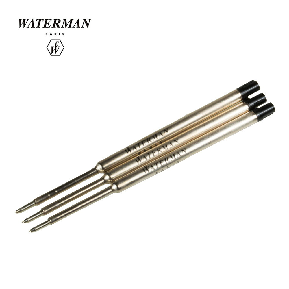 ウォーターマン ボールペン 替芯 M 中字 1.0mm wm-2139455-x3 3本セット WATERMAN 筆記具
