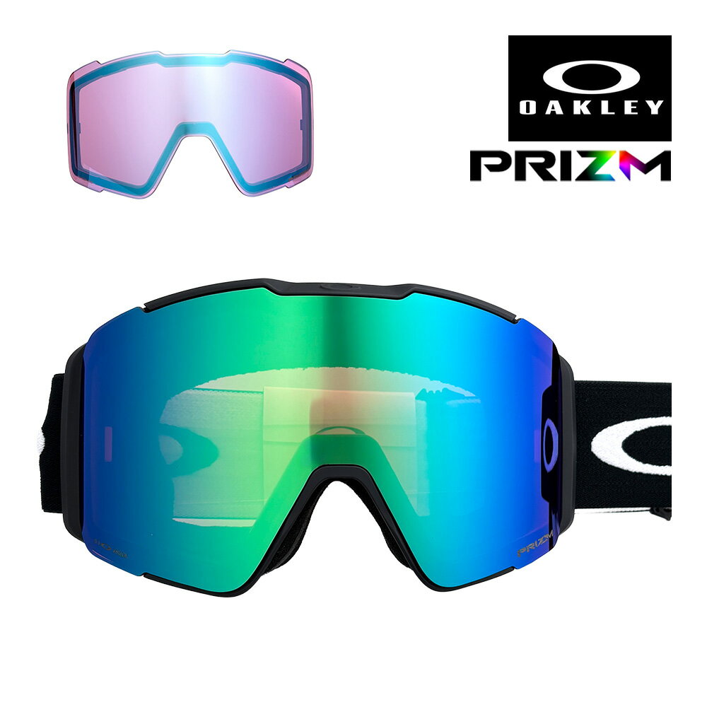 Rakuten - オークリー ゴーグル ラインマイナー プロ L oo7143a-04 ローブリッジフィット OAKLEY LINE MINER PRO L GOGGLES アジアンフィット プリズム 眼鏡対応 スキー スノボ スノーボード 純正ゴーグルケース付き