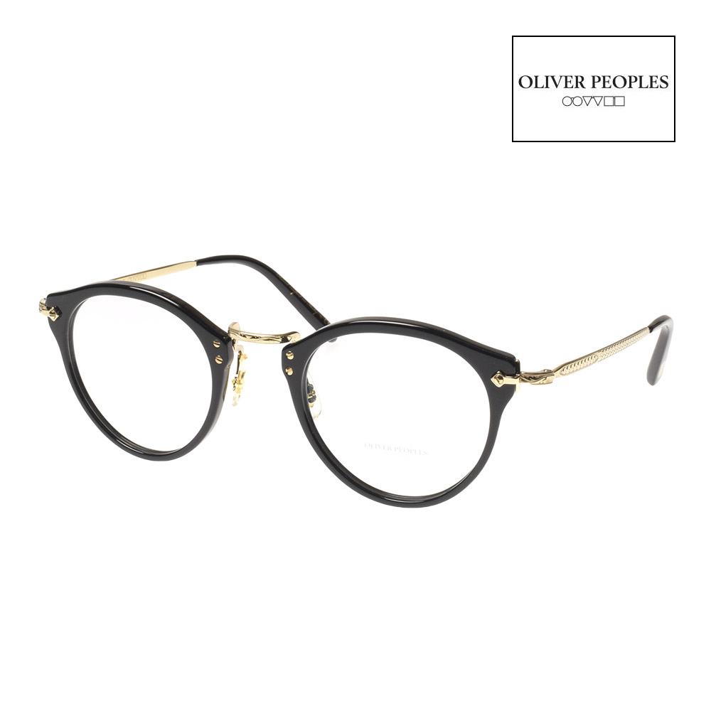 オリバーピープルズ メガネ OP-505 - ov5184 1005l 47 OLIVER PEOPLES BLACK 度付き対応可