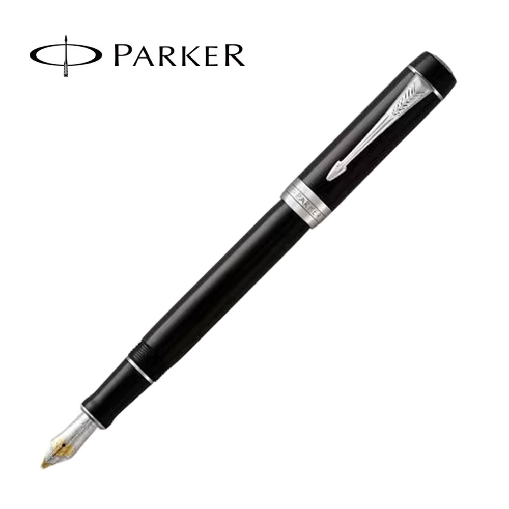 パーカー 万年筆 パーカー 万年筆 両用式 筆記具 PARKER DUOFOLD CLASSIC CENTENNIAL デュオフォールド クラシック センテニアル ブラックCT F 細字 1931365