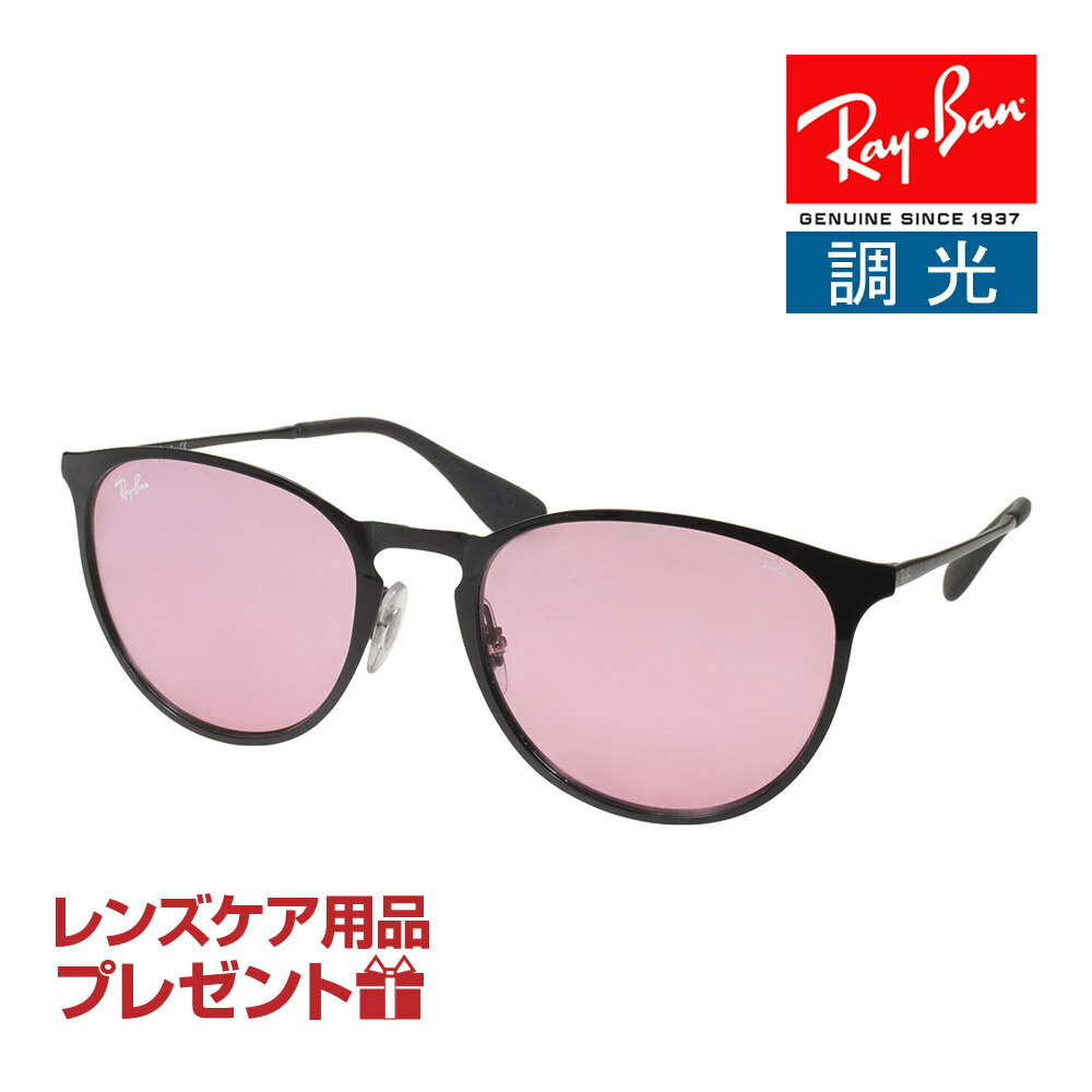 レイバン サングラス RB3539 002/Q3 54サイズ 調整可能なノーズパッド RAYBAN ERIKA METAL エリカ メタル 選べるプレゼント付 度付対応可能