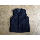 【LAVENHAM】ラベンハム 『SUNSPEL×LAVENHAM』Collarless Gilet style No.SLJ2072