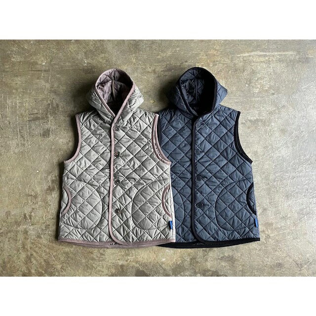 ラベンハム キルティングジャケット レディース 【LAVENHAM】ラベンハム 『BARTON WOMENS』Lavenster Hooded Quilting Vest style No.SLJ3165