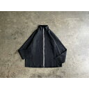 【BASISBROEK】 バージスブルック 『WEST』Wool Nylon Fleece Jersey Full Zip Reversible Blouson...