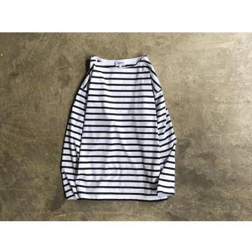 【ARMEN】アーメン REGULAR STRIPE L/SL DROP SHOULDER BASQUE SHIRT style No.NLA2001W 【ARMEN】アーメン REGULAR STRIPE L/SL DROP SHOULDER BASQUE SHIRT style No.NLA2001W