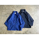 【ARMEN 】アーメン Linen Cotton Overdye Authentic Work Jacket style No.ISNAM2401