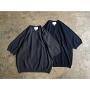  スティル バイ ハンド Cotton Linen Half Sleeve Knit T-Shirt style No.KN06231