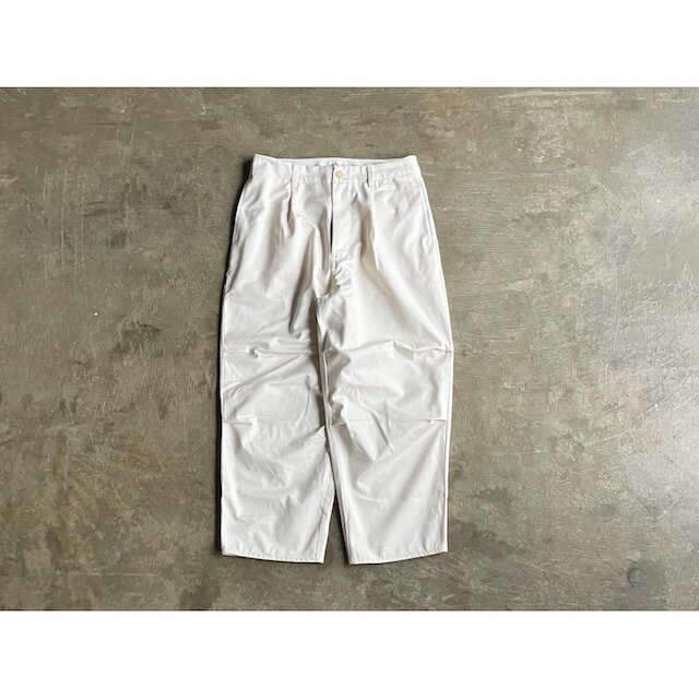 楽天AUTHENTIC Life Store【STILL BY HAND】 スティル バイ ハンド Selvage Cotton Chino Cloth Wide Tapered Cropped Pants style No.PT01241