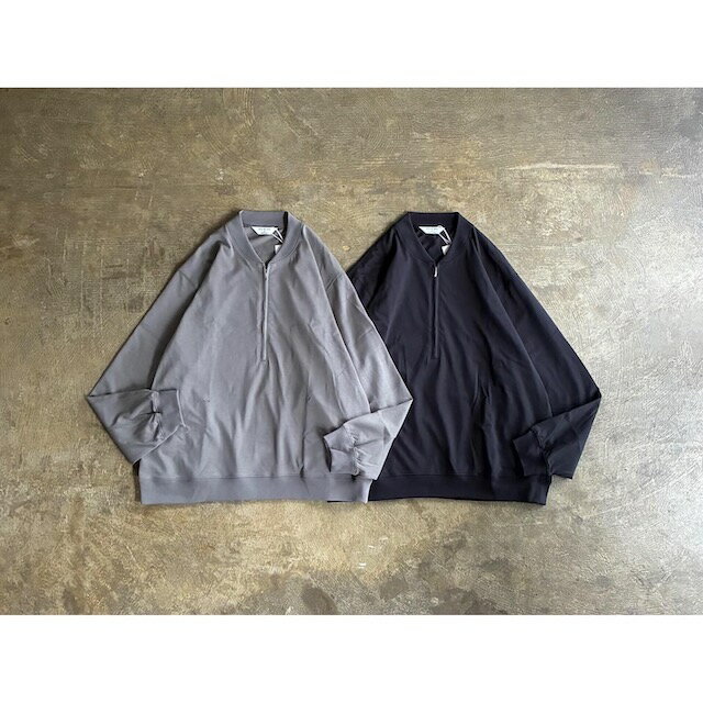 【STILL BY HAND】スティル バイ ハンド Half Zip Cotton Anorak Jumper style No.CS01253