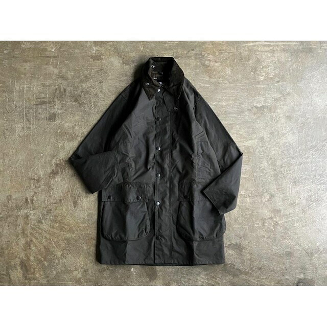 バブアー コート メンズ 《Rakuten Super Sale期間限定 40割》【Barbour】 バブアー 『NORTHUMBRIA』Waxed Cotton Middle Length Coat style No.232MWX0009