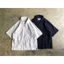  カーリーアンドコー Linen Blended Short Sleeve Shirt style No.231-31041