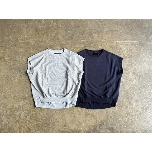 Rakuten - 【nicholson&nicholson】 ニコルソンアンドニコルソン 『DUO』High Gauge Soft French Terry No Sleeve Sweat style No.DUO