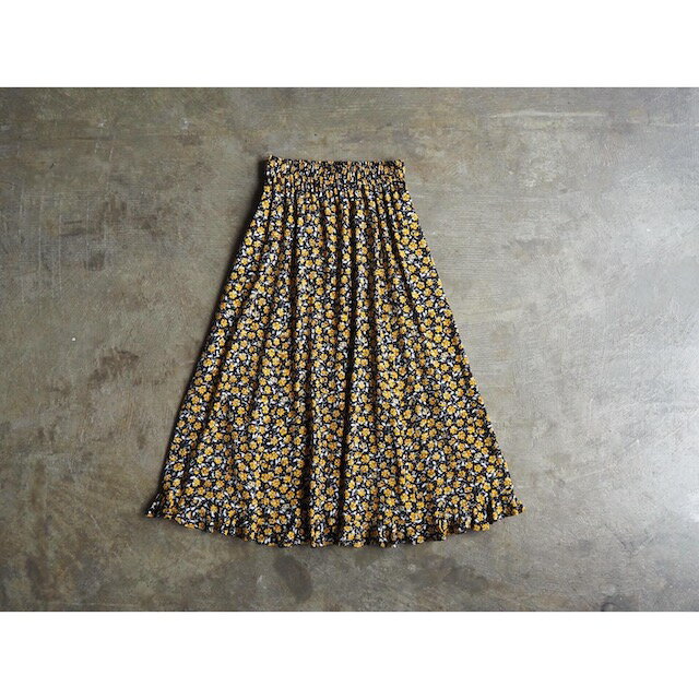 【Shinzone】 シンゾーン 『DAISY SKIRT』Daisy Pattern Rayon Easy Skirt style No.24MMSSK02