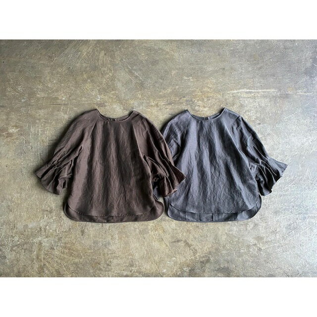Rakuten - 【MICA&DEAL】 マイカ アンド ディール Rayon Linen Tuck Sleeve Blouse style No.0126201104
