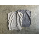 楽天AUTHENTIC Life Store《SERVICE PRICE 20割》【TRICOTS JEAN MARC】 トリコ ジャン マルク Low Gauge Knit V Neck Vest style No.VARTOUI