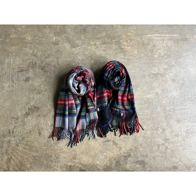 再入荷【TWEEDMILL】 ツイードミル Lambswool Stole Stewart Tartan Check style No. 70-190