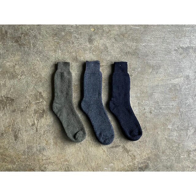 楽天AUTHENTIC Life Store【LEUCHTFEUER】ロイフトフォイヤー 『PLUSCHSOCKE』Wool Polyester Mix Socks style No.PLUSCHSOCKE