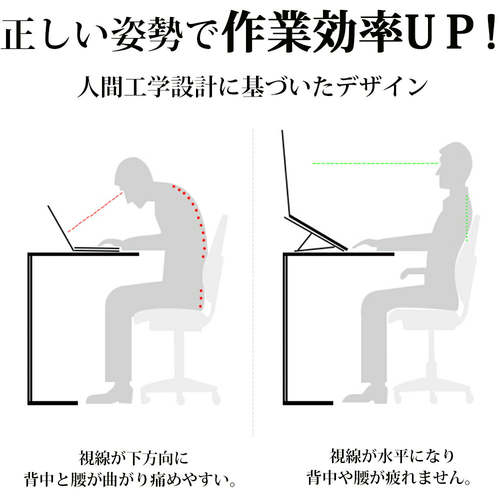 ノートパソコンスタンド PCスタンド 6段階調節 パソコンスタンド 折りたたみ式 アルミ 縦置き アームトレー 改良版 ホルダー pcスタンド テレワーク アルミ 高さ 角度調節 楽天1位 おすすめ 軽量 タブレット スタンド 角度調整可能 排熱 アルミ合金製 エレコム 無段階 安定