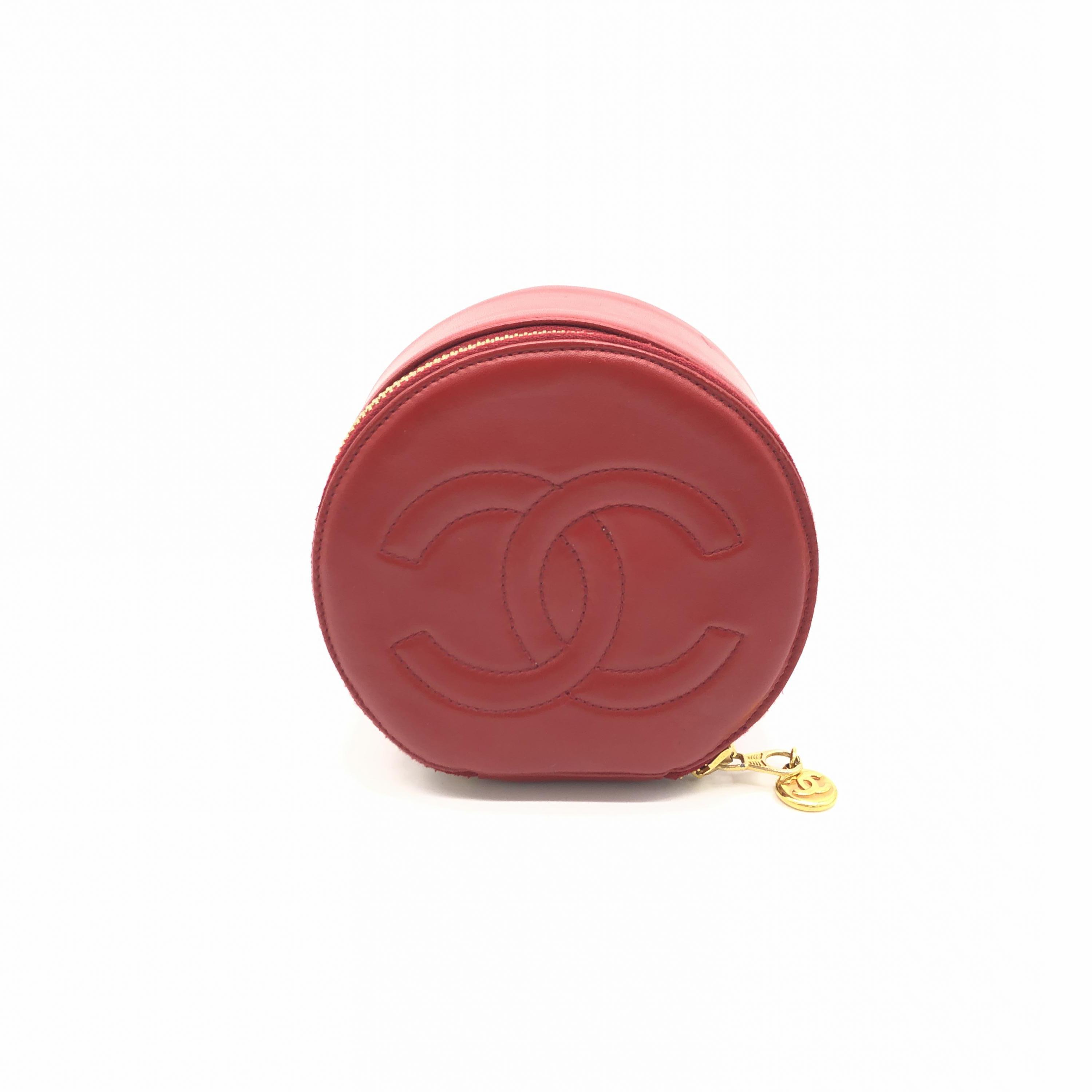 シャネル Chanel ココマーク ジュエリーケース ラムスキン【中古】