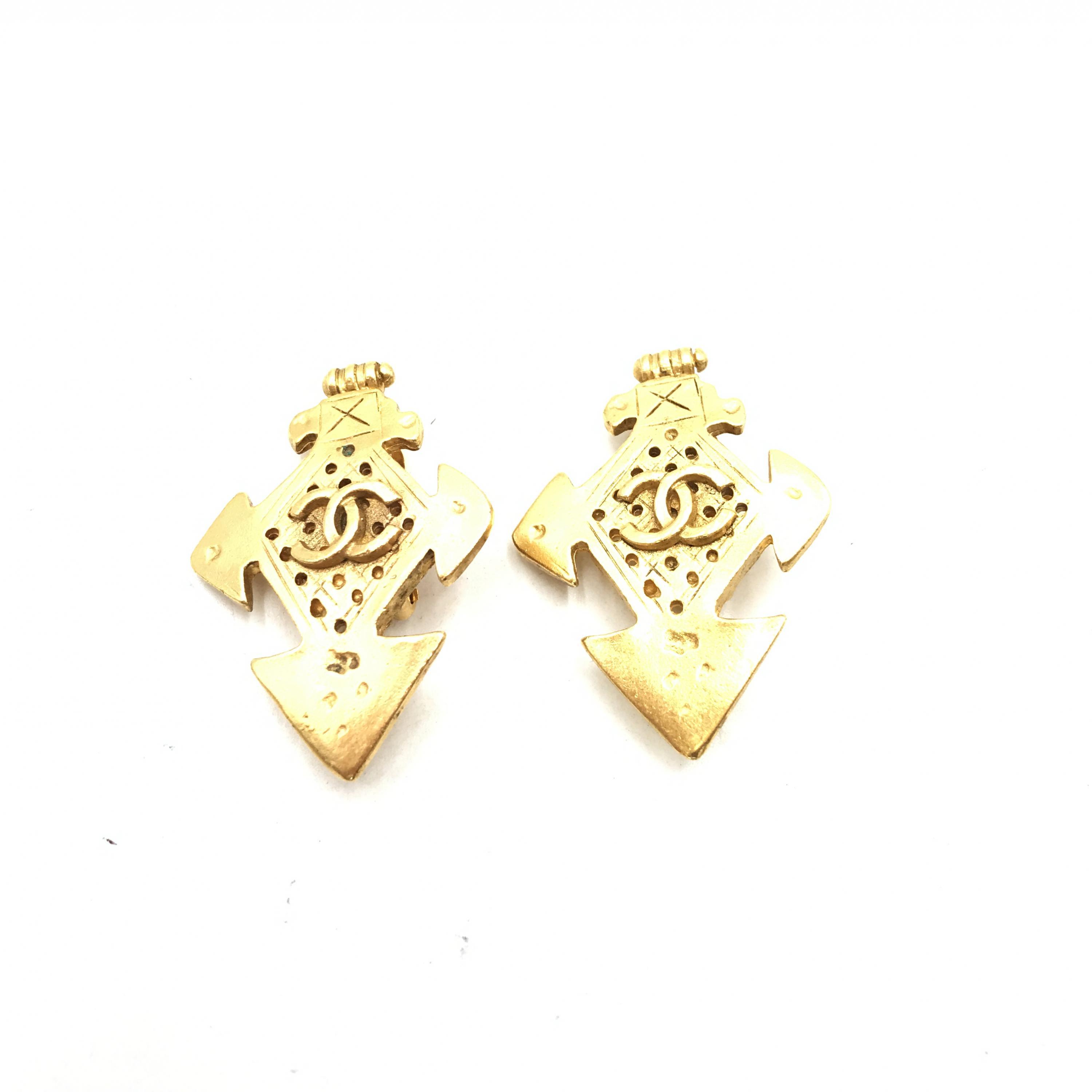 シャネル Chanel ココマーク イヤリング GP【中古】(4)