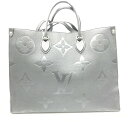 【中古】 LOUIS VUITTON ルイヴィトン アンプラント オンザゴーGM ノワール ブラック トートバッグ ショルダーバッグ M44925 美品 ユニセックス ヴィトン