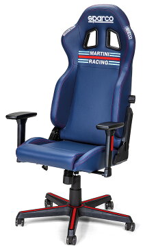 Sparco MARTINI RACING ICON スパルコ マルティニ レーシング アイコン 椅子 オフィス チェア ハイバック パソコンチェア デスクチェア ゲーム用 テレワーク オフィスチェアー イス ゲーミングチェア ゲームチェア レーシングチェア ブラック 【店頭受取対応商品】