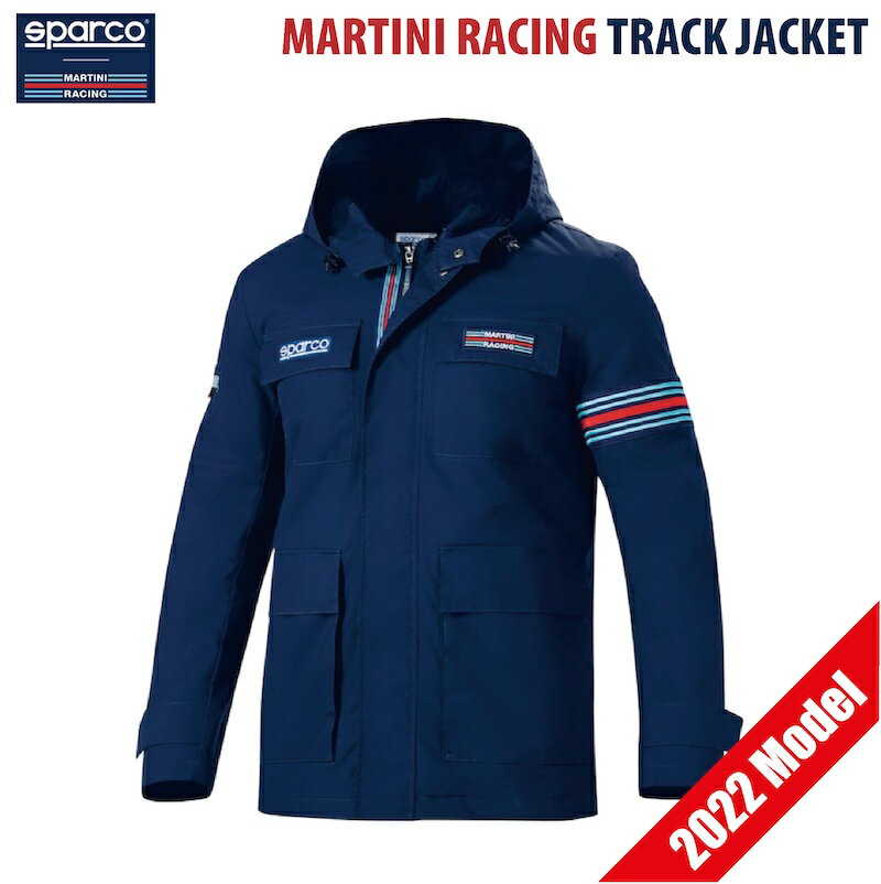 ޥƥ˥졼 ȥå 㥱å 2022ǯǥ륹ѥ륳 SPARCO MARTINI RACING TRACK JACKET  