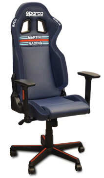 Sparco MARTINI RACING ICON スパルコ マルティニ レーシング アイコン 椅子 オフィス チェア ハイバック パソコンチェア デスクチェア ゲーム用 テレワーク オフィスチェアー イス ゲーミングチェア ゲームチェア レーシングチェア ブラック 【店頭受取対応商品】