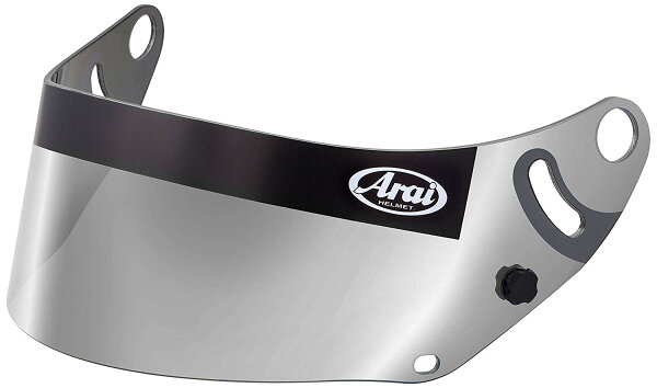 AraiアライヘルメットミラーシールドGP-68859(スモークシルバー)カート4輪走行会 店頭受取対応商品
