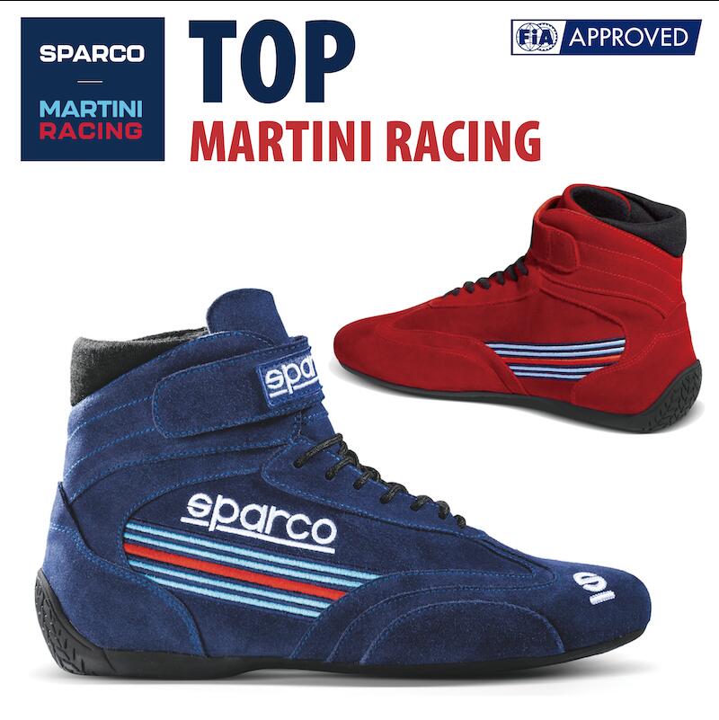 Sparco MARTINI RACING レーシングシューズ TOP FIA公認 スパルコ マルティニ レーシング トップ 4輪 走行会【店頭受取対応商品】