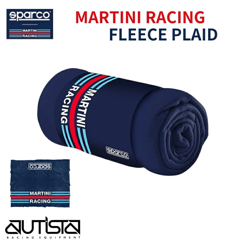 Sparco MARTINI RACING FLEECE PLAID スパルコ フリース マルティニ レーシング フリースプレイド2024..