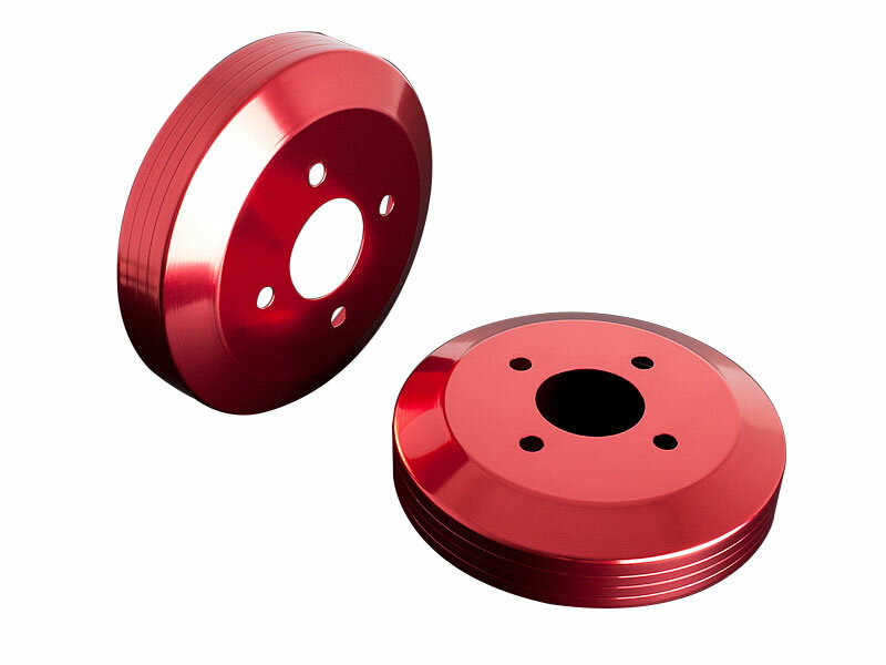 G'BASE スリットライン ドラムカバー リア 2枚/set レッド アルトワークス / アルトターボRS HA36S