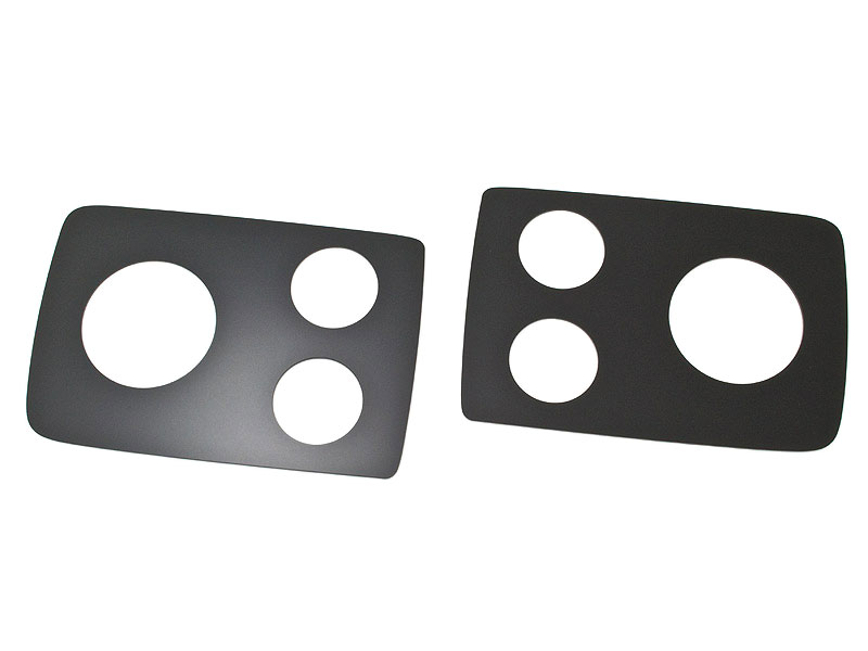 スモークテールレンズカバー ダークスモーク/穴有 左右セット エブリイバン DA64V 2005/8〜2015/2 ※ハイルーフ車専用