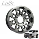 COLIN PROJECT ジムニー用ホイール マッドサンダー (マットブラック/ポリッシュ) 16×5.5J 5H PCD139.7 20 スチール製 4本購入で送料無料