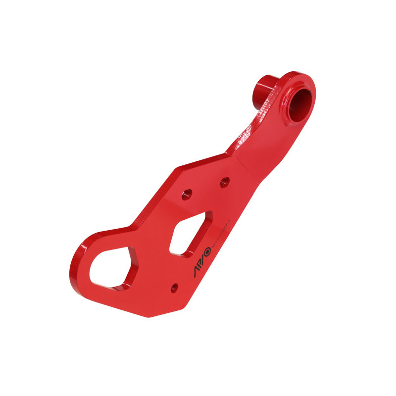 APIO アピオ T9 牽引フック 穴空け不要タイプ 助手席側 レッド ジムニー JB23W フロントバンパー変更車