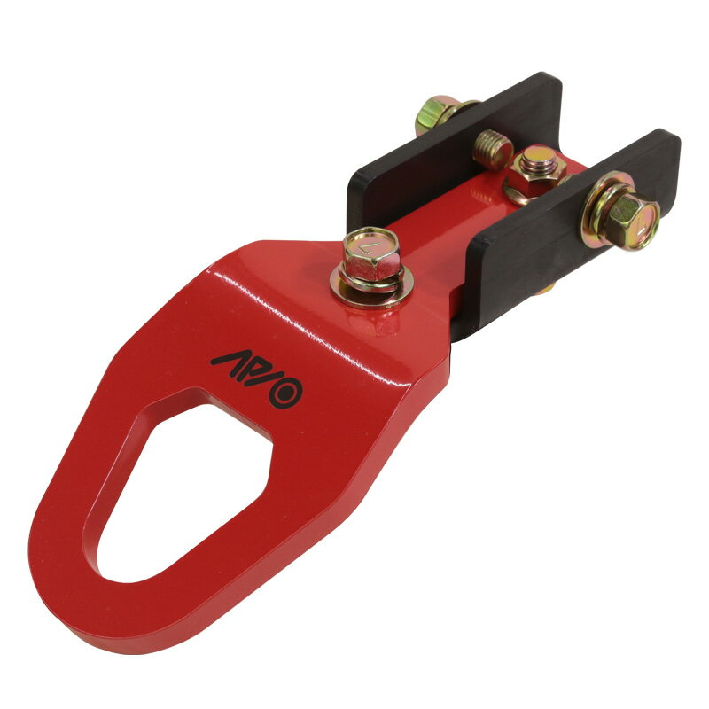 APIO アピオ タクティカルバンパー装着車用フリア牽引フック・9mm厚 レッド ジムニー / ジムニーシエラ JB64W JB74W