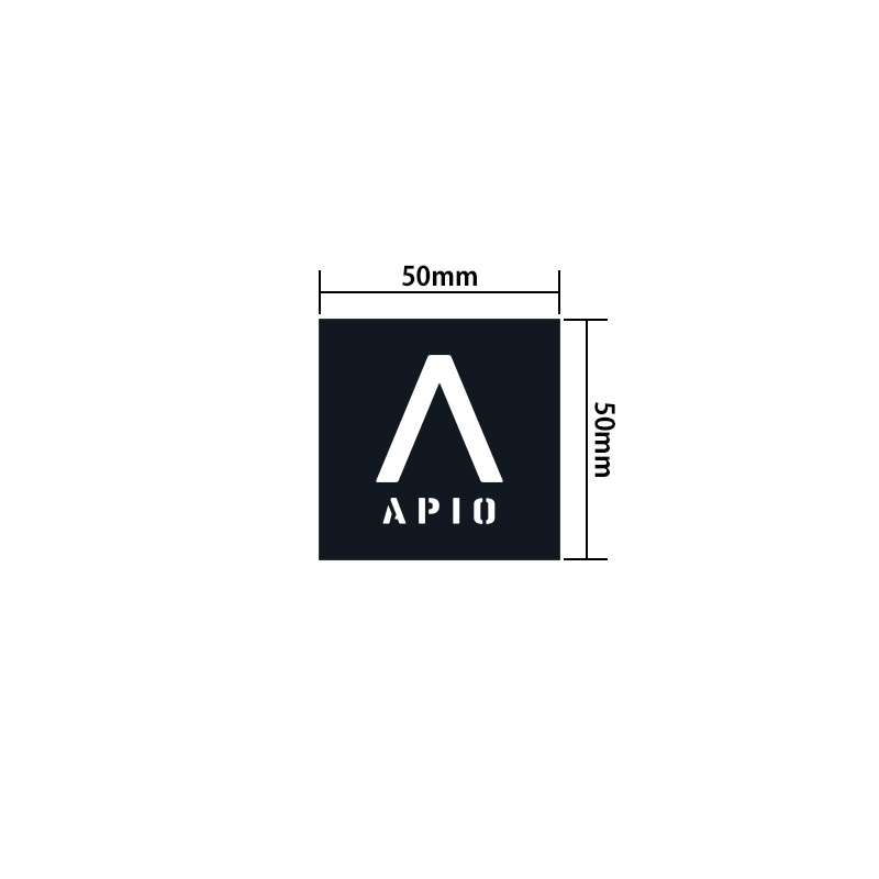 APIO アピオ Aマーク 角ステッカー（5cm x 5cm）