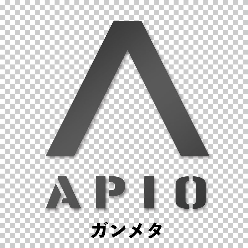 APIO アピオ Aマーク カッティングステッカー ガンメタ 1枚 ジムニー汎用