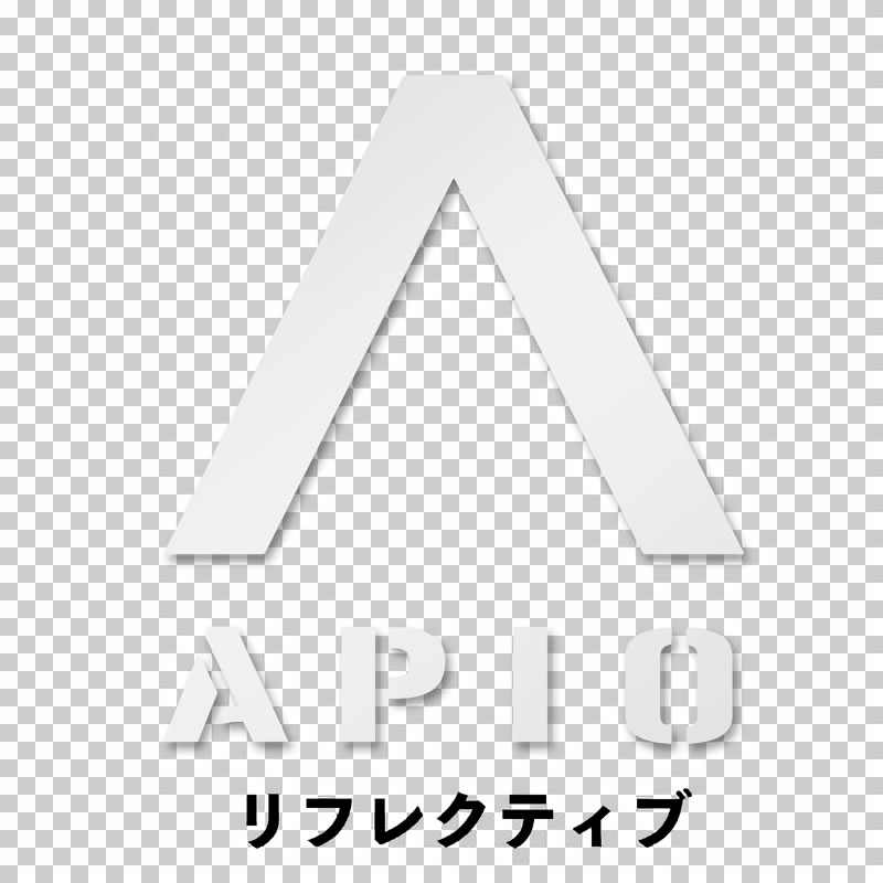 APIO アピオ Aマーク カッティングステッカー リフレクティブ 1枚 ジムニー汎用