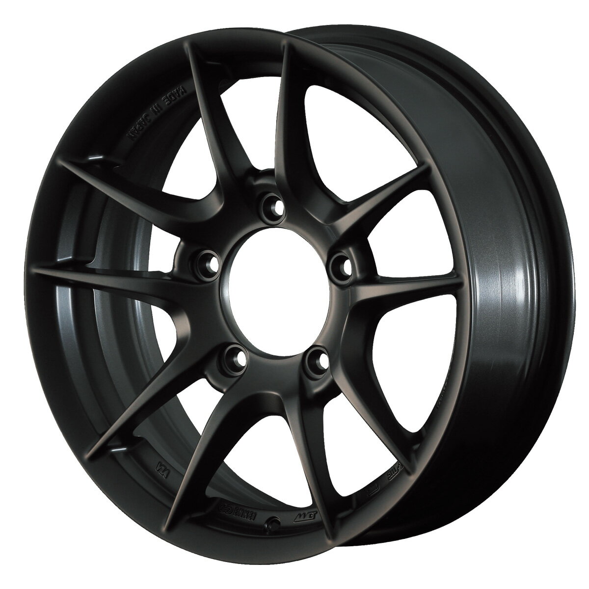 APIO アピオ アルミホイール WILDBOAR Z 16インチ 5.5J 5H PCD139.7 +20 1本 ガンブラック ジムニー