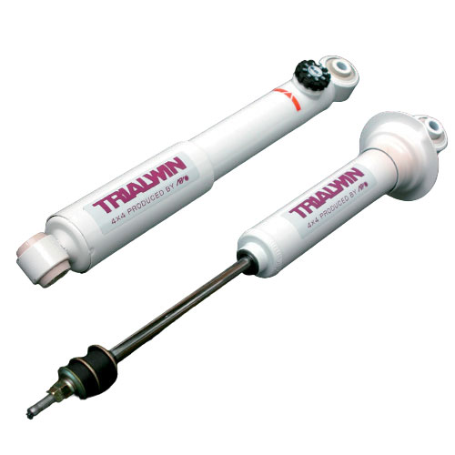 APIO アピオ TRIALWINショックアブソーバーやわら八段（JA12,JA22） 1台分セット ホワイト ジムニー JA12 / JA22 / JB32