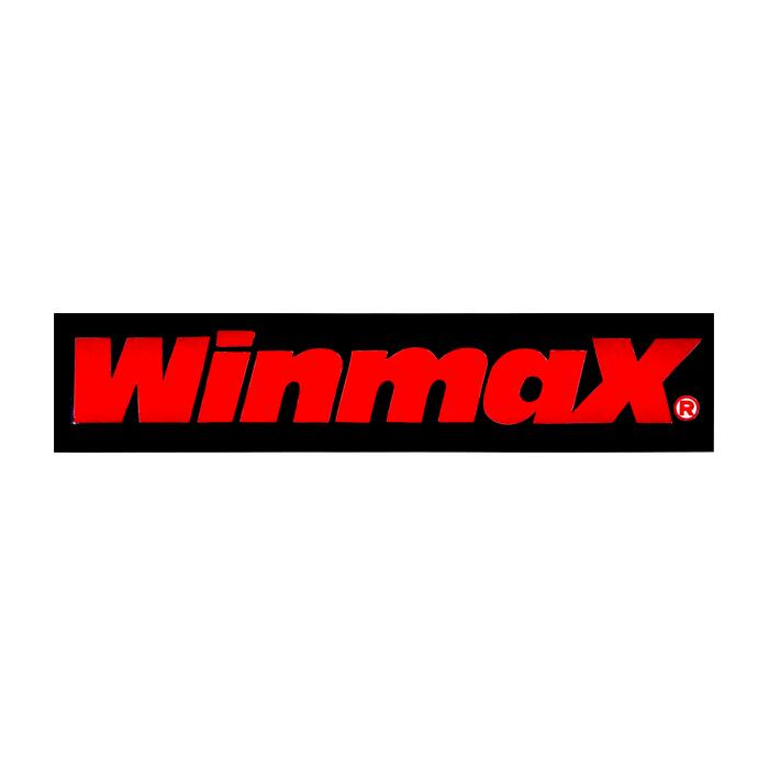 【訳アリ】WinmaX 切文字ステッカー レッド 246×33(mm)