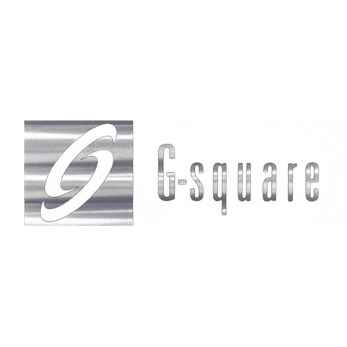 【訳アリ】G-square アルミロゴステッカー M 82×24(mm)