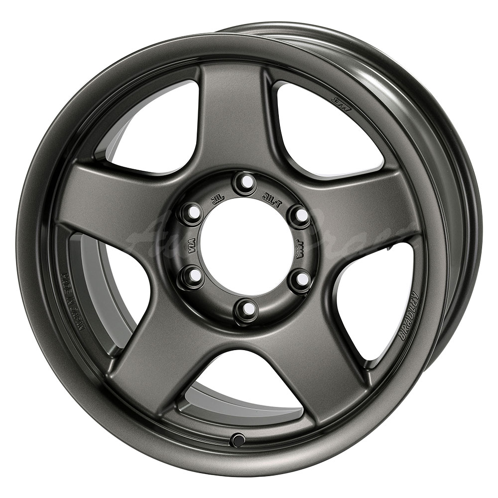 4x4エンジニアリング ホイール ブラッドレーV 16×5.5J 5H 139.7 +22 110 FACE2 マットガンメタリック 4本セット 沖縄・離島は着払い