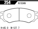 ACRE アクレ ブレーキパッド フォーミュラ700C フロント用 パルサーセリエS-RV JN15 H9.9〜H12.8 FF VZ-R 1.6L リアディスク車