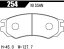 ACRE アクレ ブレーキパッド ライトスポーツ フロント用 パルサーセリエ JN15 H9.9〜H12.8 FF VZ-R 1.6L リアディスク車