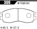 ACRE アクレ ブレーキパッド フォーミュラ800C フロント用 アスパイア EA1A EC1A H10.8〜H12.5 1.8L リアディスク車