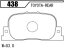 ACRE アクレ ブレーキパッド ライトスポーツ リア用 カムリグラシアセダン MCV21 H11.8〜H13.9 FF 2.5L